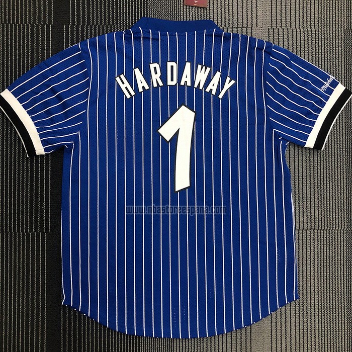 Camiseta Manga Corta Orlando Magic Penny Hardaway NO 1 Azul